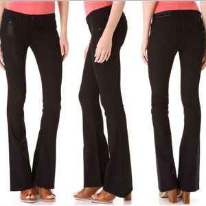 RAG & BONE Elephant Bell Flare Jeans Black Size 26